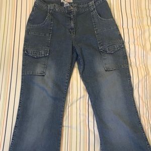 Faded glory vintage jeans with side pockets